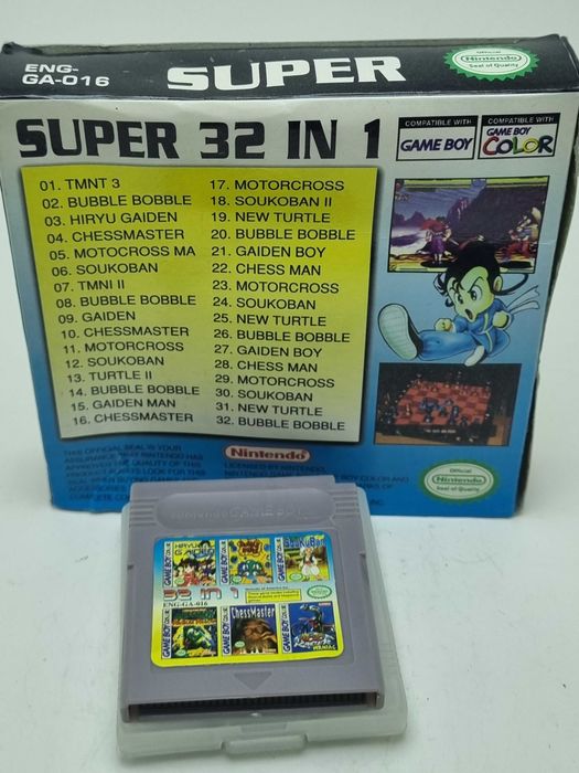 Nintendo gameboy 32 in 1. Super hits 2000