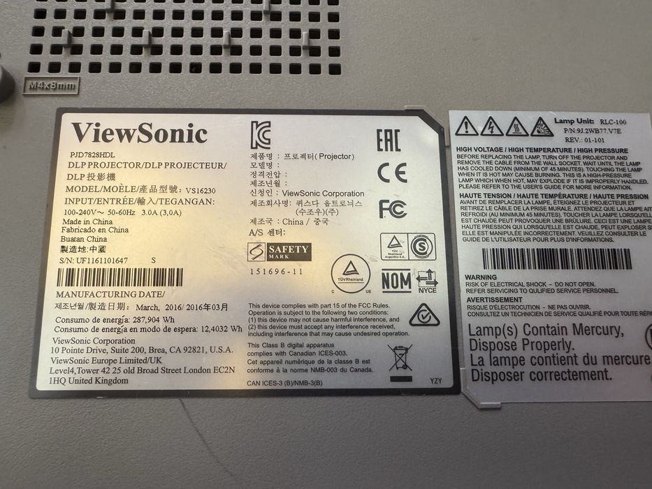 Проектор ViewSonic