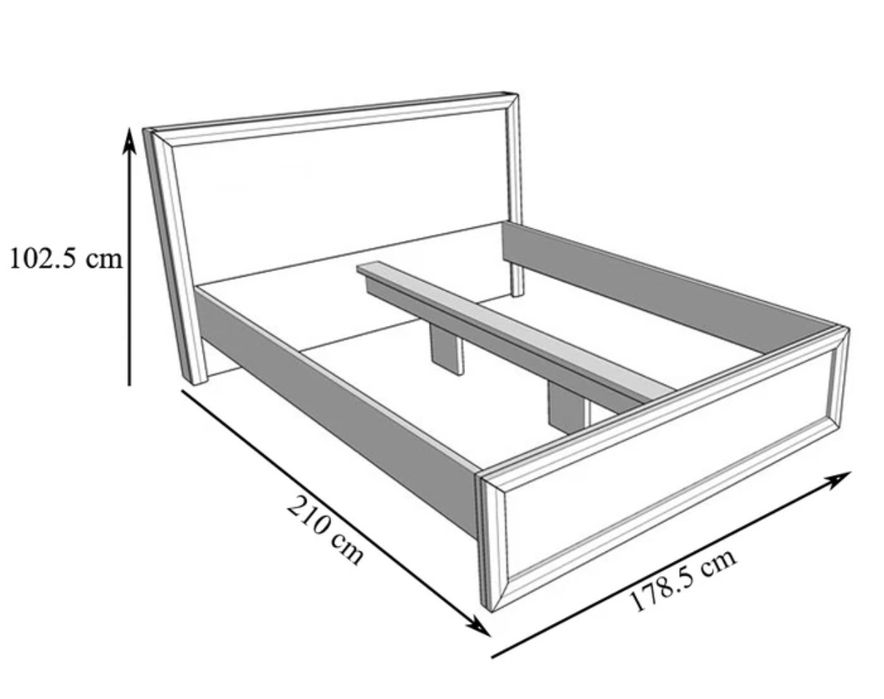 Vând pat dublu (fără saltea) + 2 noptiere + suport TV (set dormitor)