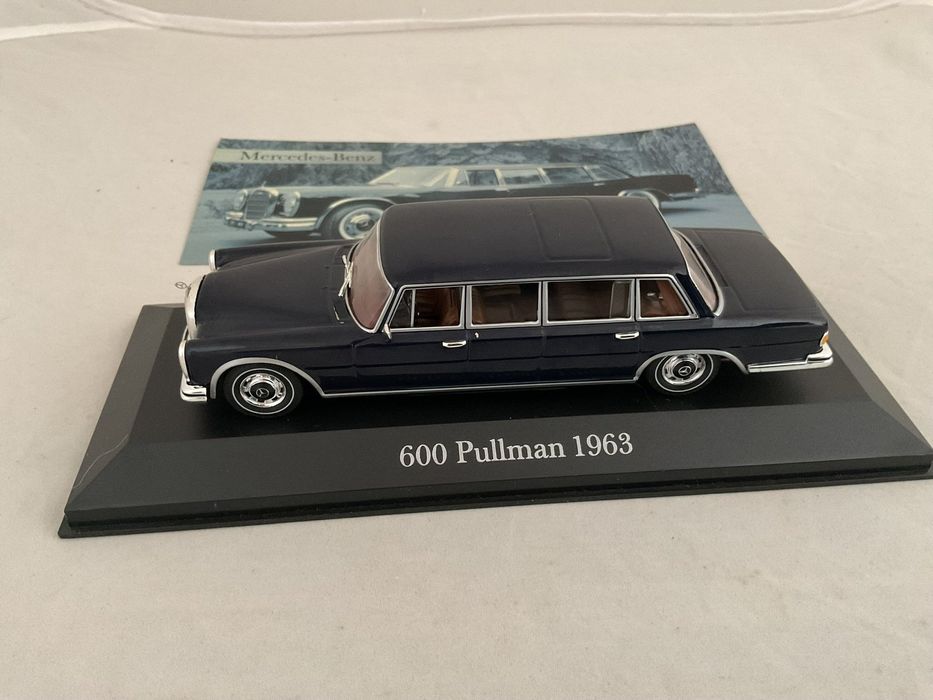 Колекционерски модели Mercedes-Benz 1:43 (SSK, 180D, Pullman, CLS) – метал