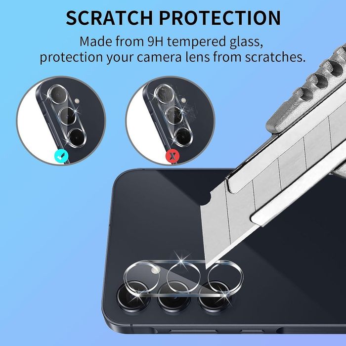 Стъклен Протектор за Камера за Samsung Galaxy A05s A15 A25 A35 A55