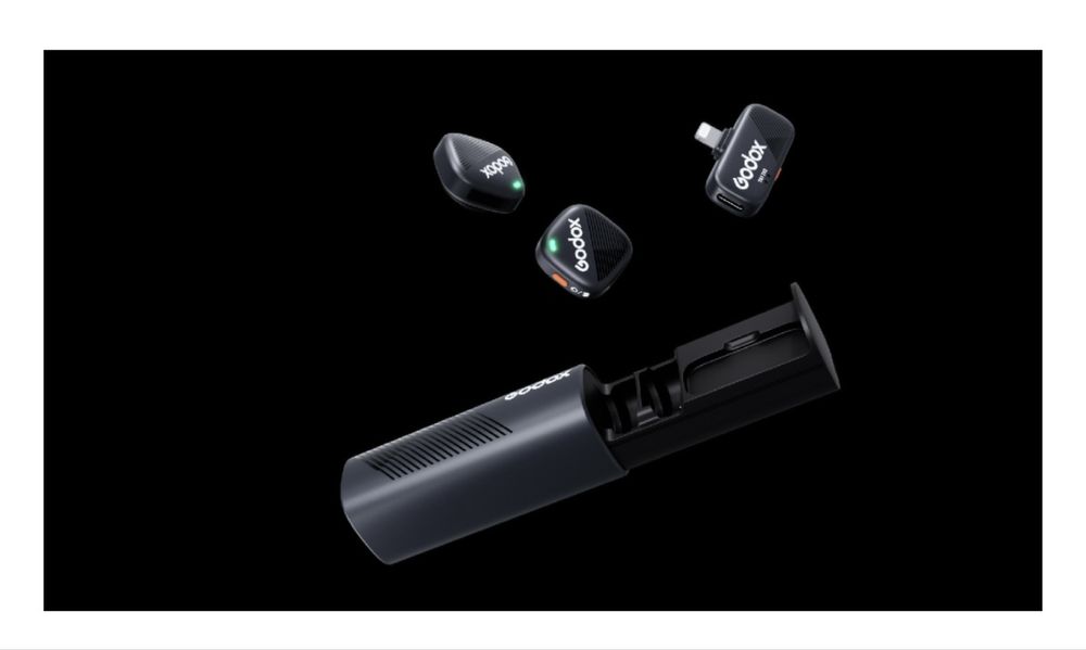 Микрофон петличка Godox Godox Cube-SC Kit 2 черный