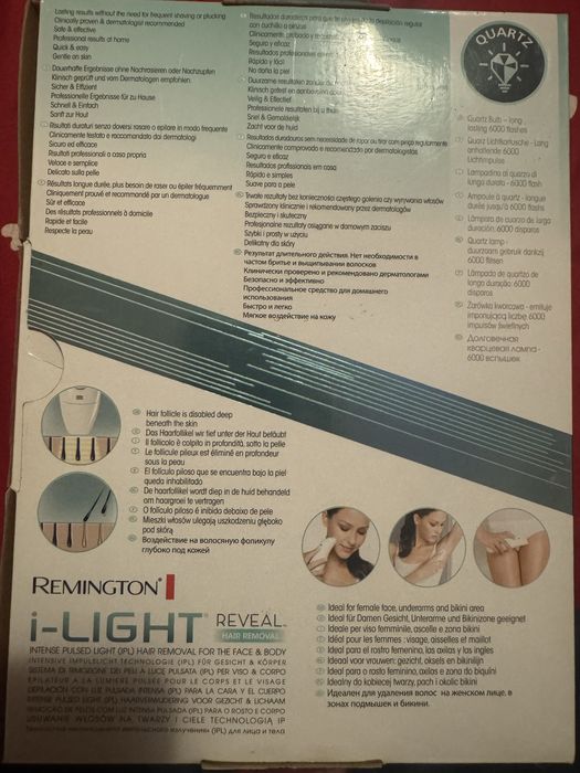 Remington i-Light Reveal IPL2000 Epilator