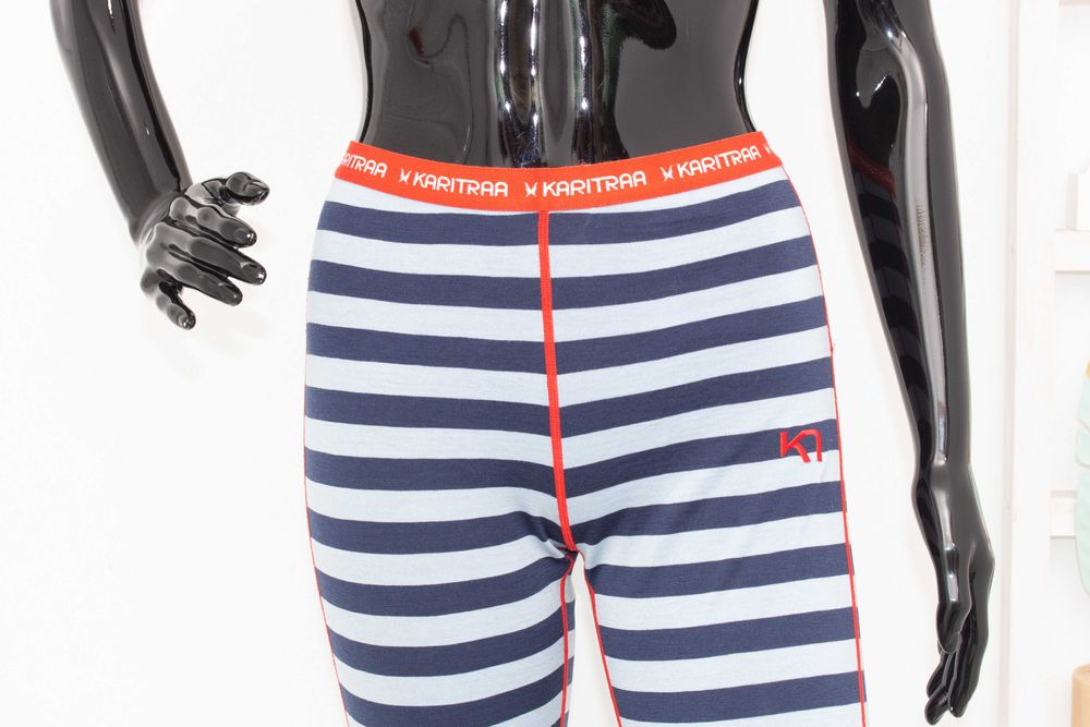 Kari Traa дамски клин син термо бельо от 100% мериносна вълна М