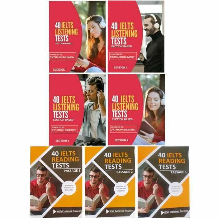 Доставка 40 Ielts listening tests. 40 Ielts reading tests passage1,2,3