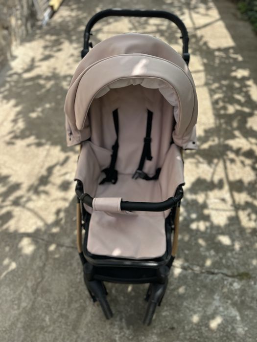 Vand carucior Krausman 3 in 1 Storm Pink Shiny