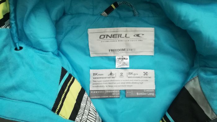 Дамско яке за ски/сноуборд ONEILL,размер:XS,8K,ново,цветно,Oneill
