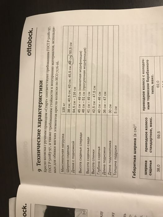 Инвалидная коляска Ottobock