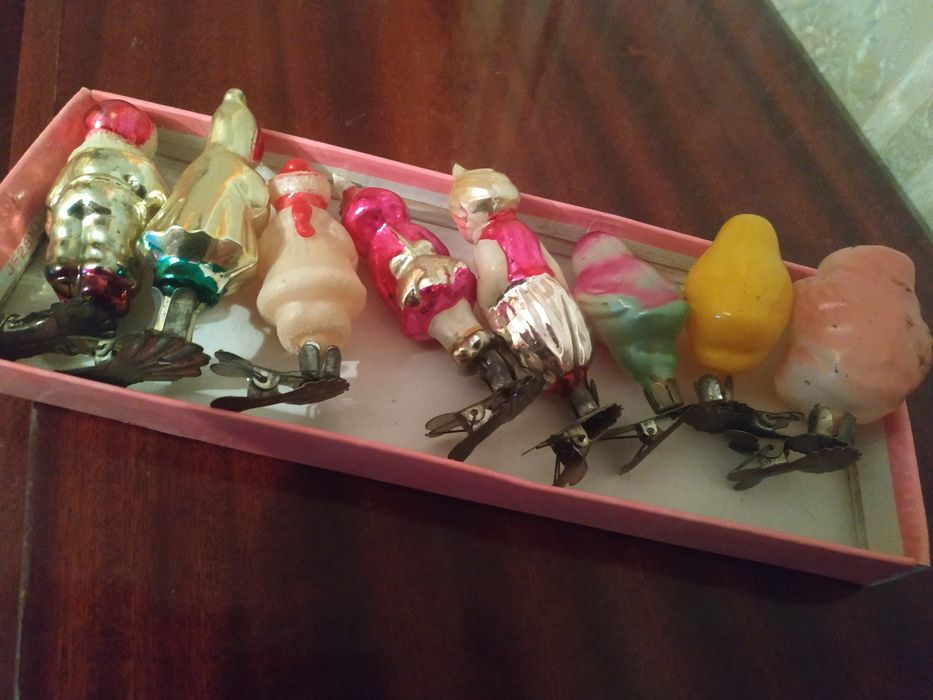 Ёлочные игрушки 50-х годов