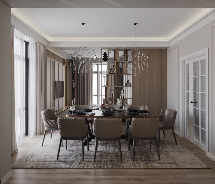 Услуги Дизайнера интерьера, дизайн интерьер хай-тек минимализм неоклас