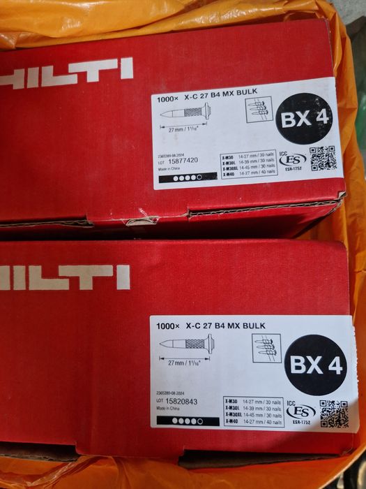 Hilti, cuie pentru pistol BX4