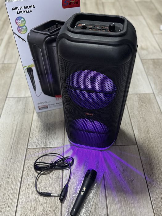 Boxa cu Bluetooth/ Microfon/ Leduri