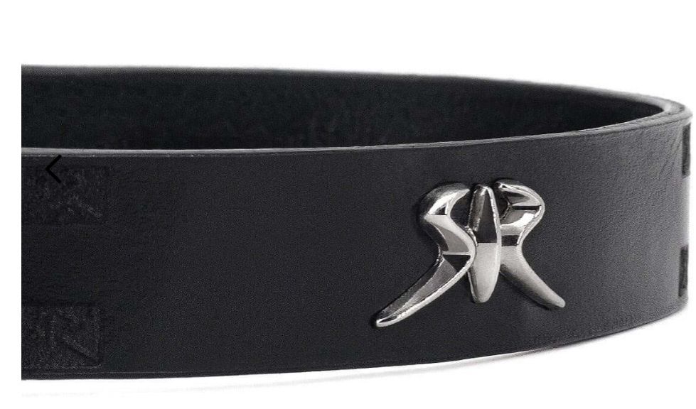 Чокър  със сребърно лого SR