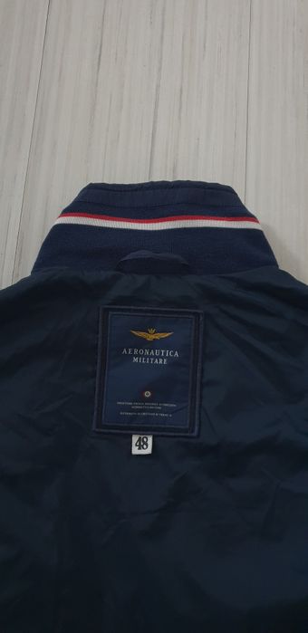 Aeronautica Militare Mens Size 48 - M Оригинал! Мъжко Яке Тип Бомбер!