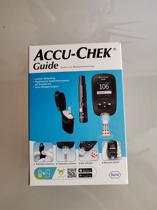 Aparat pentru măsurat zahărul în sânge (glicemie) Accu-Chek Guide - Nou