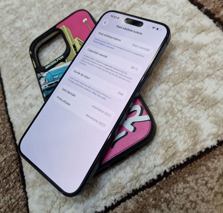 iPhone 15 Pro Max 256GB. IMPECABIL / Blue