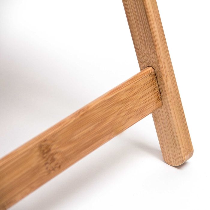 Masuta bambus servire la pat, manere transport, pliabila, 50x30 cm