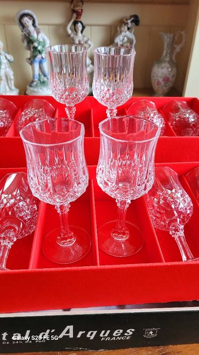 Декоративни чаши оловен кристал Longchamp  Франция