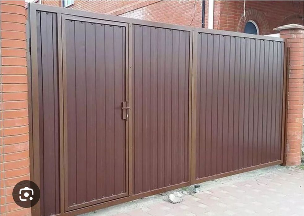 Ворота откатные для дома
