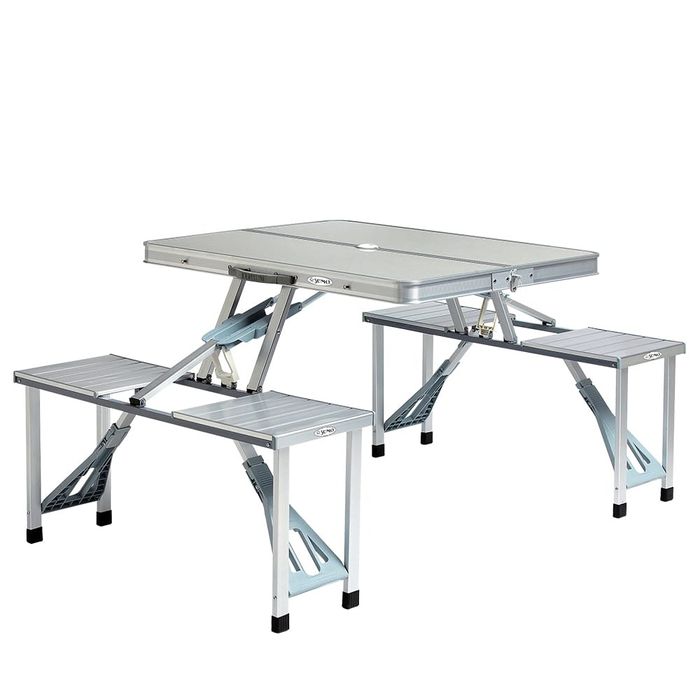 Сгъваем комплект за къмпинг - маса с 4 вградени стола