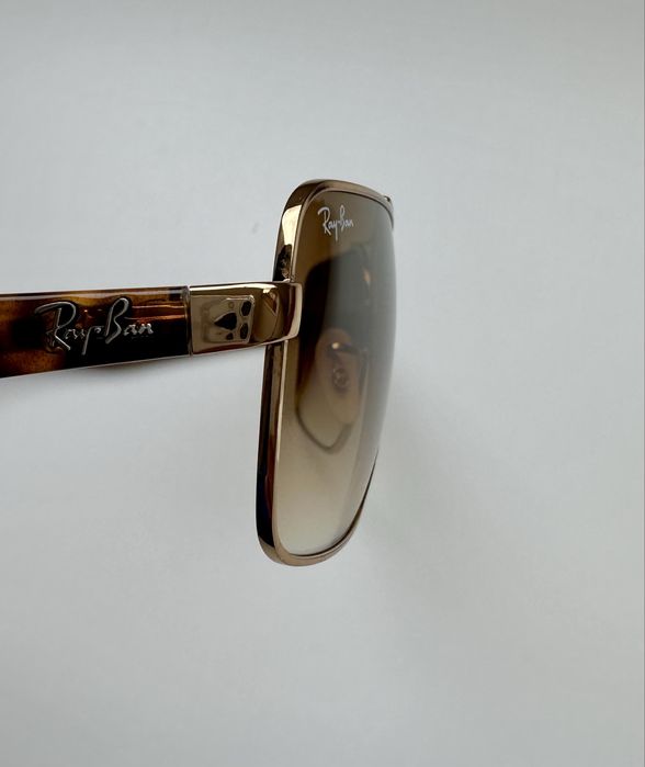 Ray-Ban RB3483 001/51 Aviator – Златна рамка,кафяв градиент,оригинални,отлични ПРОМО ЦЕНА -40%