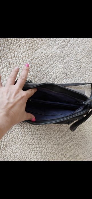 Дамска чанта с дълга дръжка от еко кожа