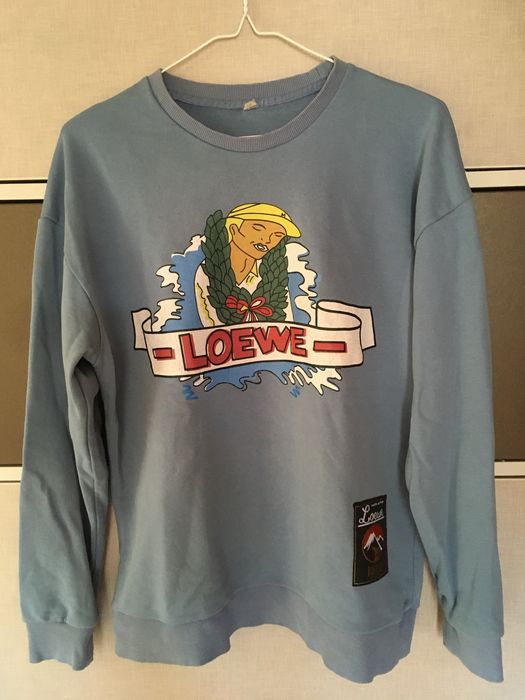 Памучна блуза Loewe