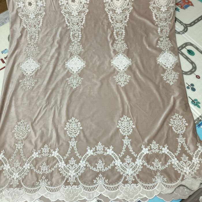 Тюль со шторами комплект