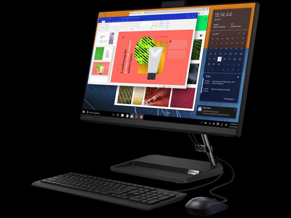 Чисто Нов Компютър Lenovo IdeaCentre All in One 23.8' Ryzen 5-7540u 16GB DDR4 512GB SSD