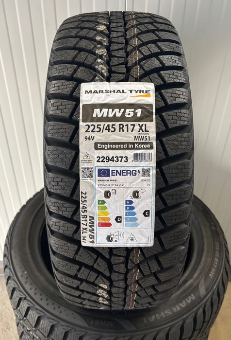 225/45/17 Marshal dot 2024 ЧИСТО НОВИ ЗИМНИ ГУМИ
