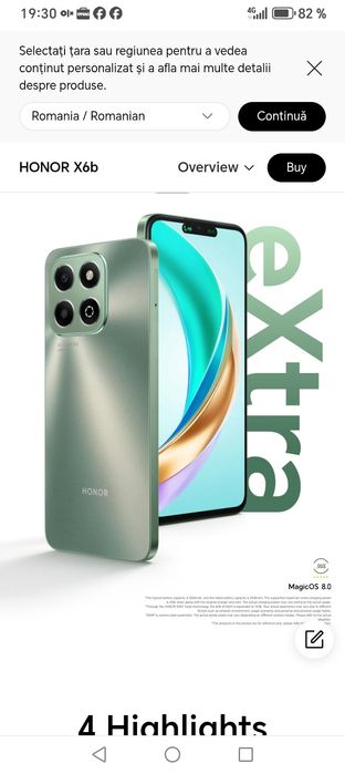 Honor X 6 b la cutie