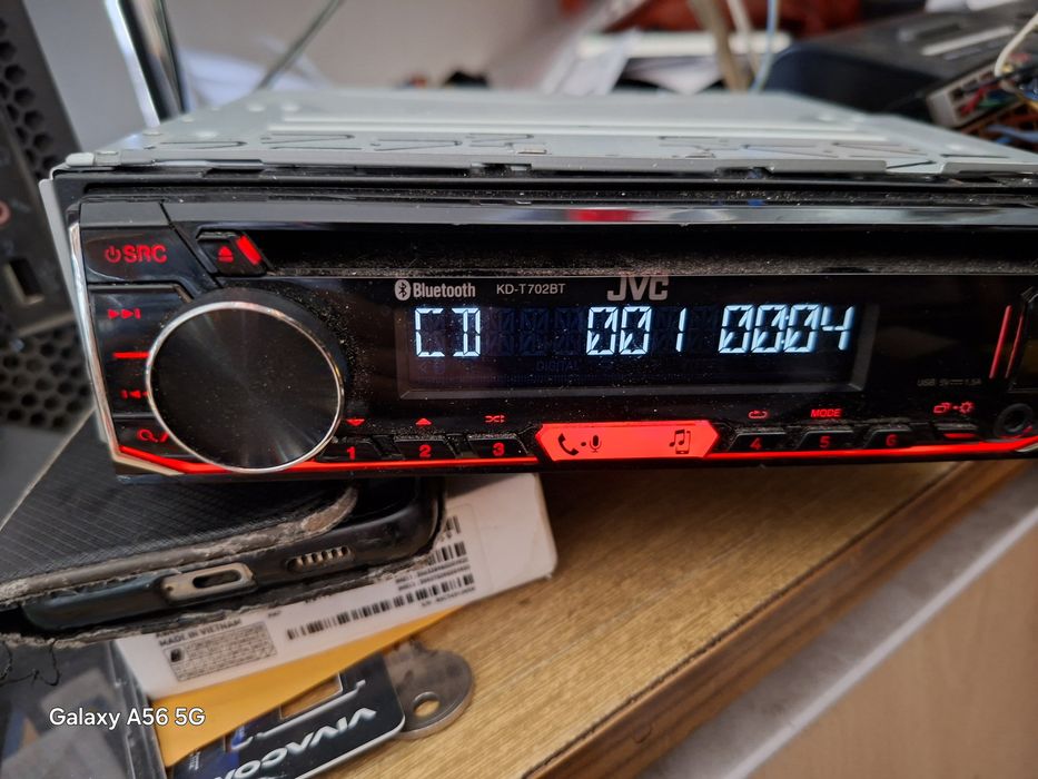 Оригинален СD  Jvc KD-T702BTCdMp3 USB.aux.Bluetoot