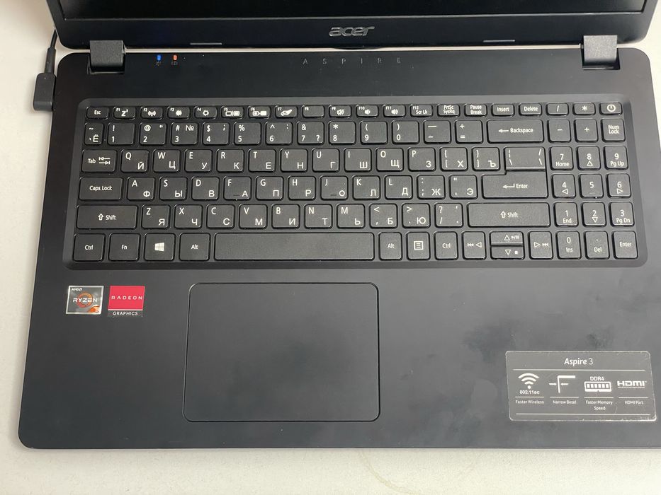 Ноутбук Acer Ryzen 3-3