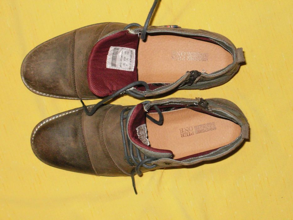 PIER ONE мъжки нови естествена кожа 42/43