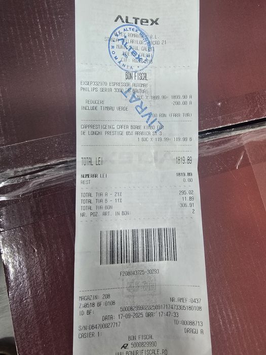 Espressor automat Philips