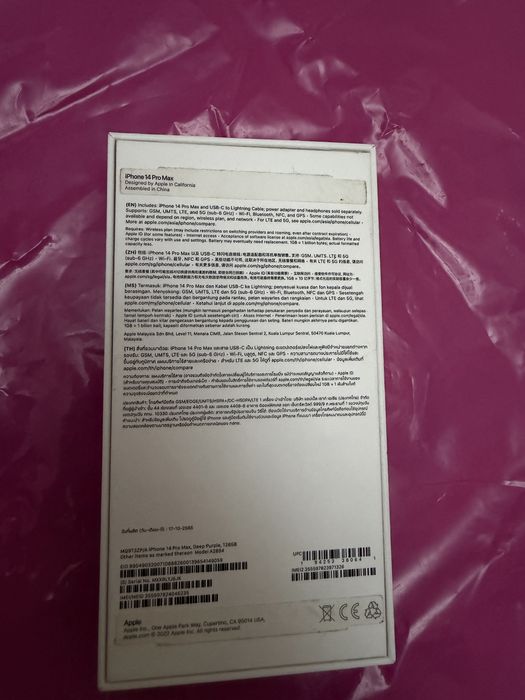 Iphone 14 pro max 128 ZP/A ёмкость 80%