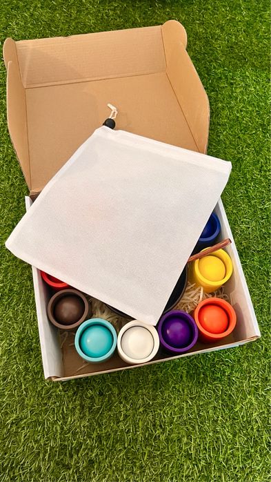 Сортер шарики в стаканчиках