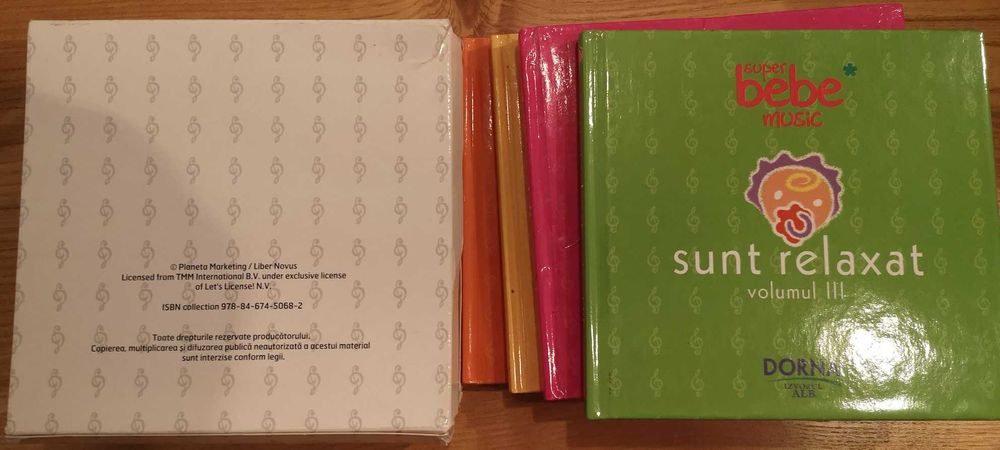 colectie CD-uri SuperBebe muzica - 4 cd-uri