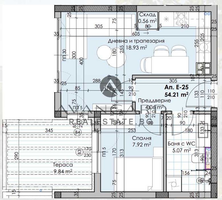Продава се Двустаен апартамент в Пловдив, Остромила - 62 кв.м за 631 €/кв.м - Снимка #4