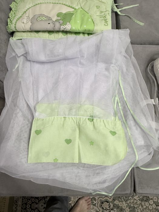 Бортики и балдахин на кроватку