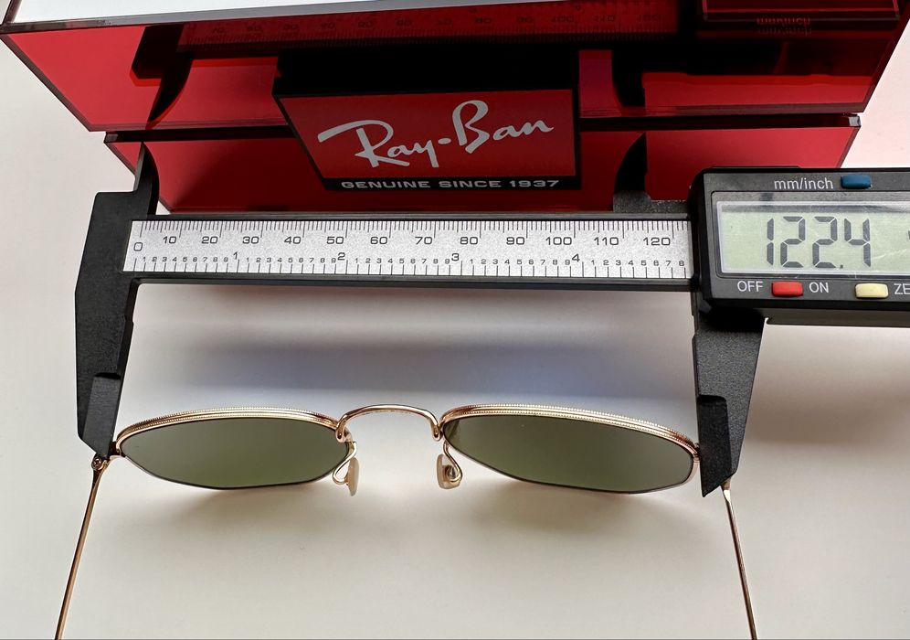 Ray-Ban RB3548-N Hexagonal, огледални, златна рамка