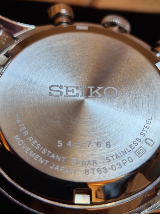 Seiko Chronograph SSB479P1 Reverse Panda Quartz