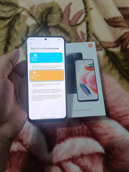 Xiaomi Redmi Note 12 12/128GB Green Original Igravoy Karobka Yaxshi