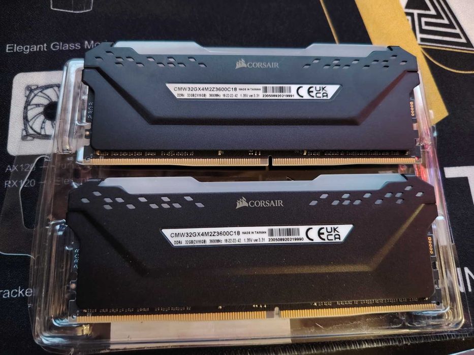 Рам памет Corsair Vengeance RGB Pro 32GB (2x16GB) DDR4 3600Mhz
