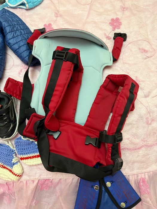 Переноска кенгуру + детские вещи