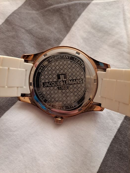 Ceas Jacques Lemans Rome Sports 44mm (Rose Gold / Silicon) Servisat Complet, Baterie Nouă