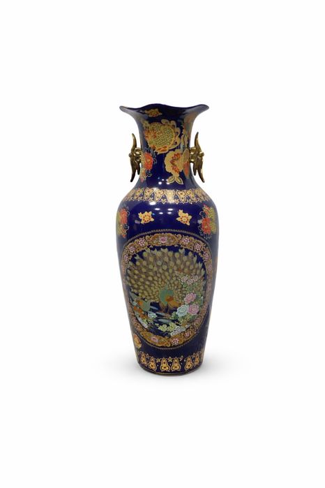 Голяма масивна кристална купа рязано стъкло Европа 1970-те