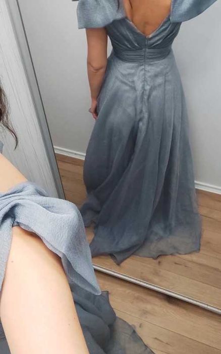 Rochie elegantă de seară lungă în formă de A