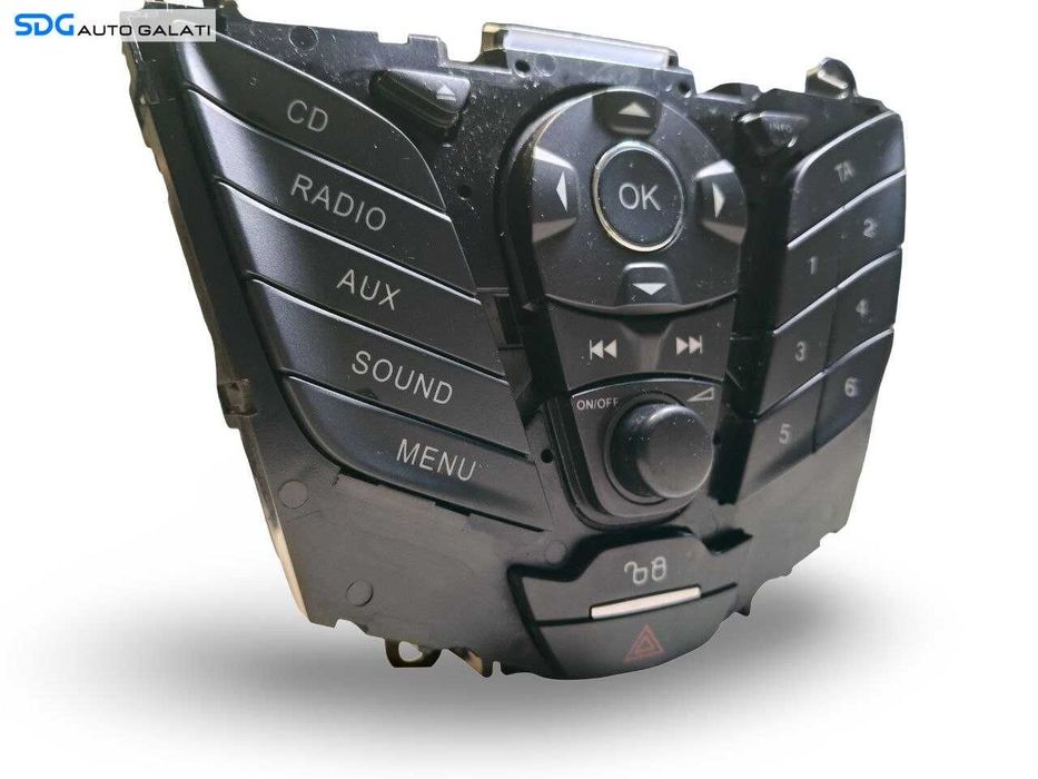 Panou Buton Butoane Comanda Control Radio CD Player Navigatie Volum Avarii Inchidere Centralizata Ford Focus 3 2010 - 2015 Cod AM5T-18K811-AD [LS0706]