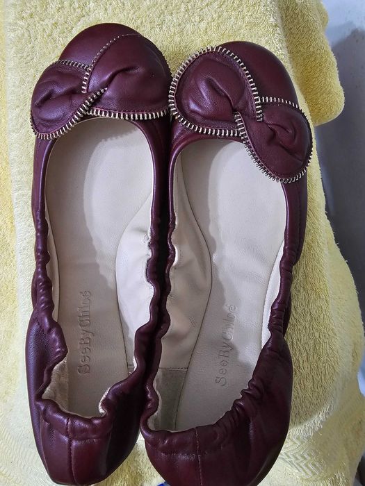 Balerini See by Chloé – Vișiniu, Mărimea 39.5